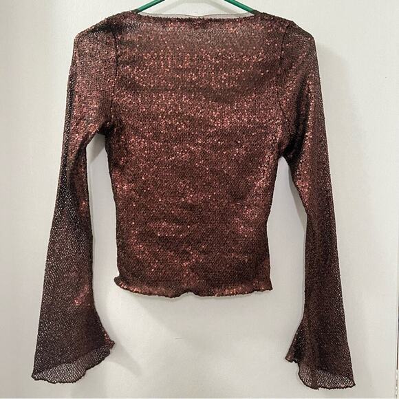 Free People Late Night Disco Layering Top Size Small - Picture 7 of 7